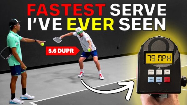 fastest legal serve in pickleball